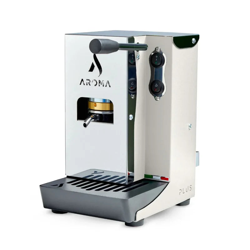 Macchina Caffe Cialde in Carta AROMA Plus+ Basic Bianco