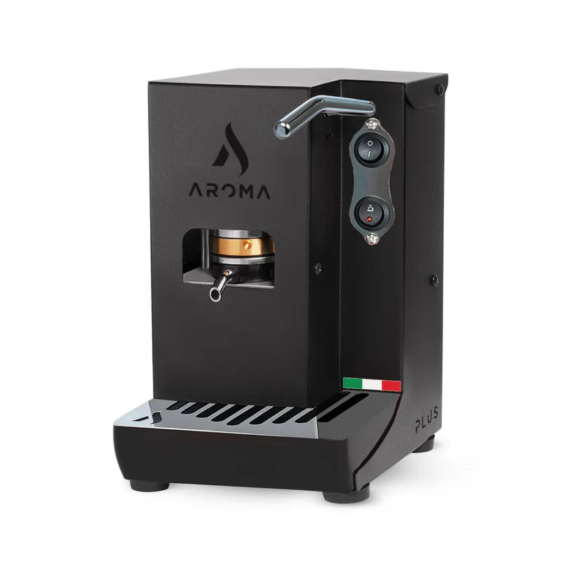 Macchina Caffe Cialde in Carta AROMA Plus+ Mono Nero