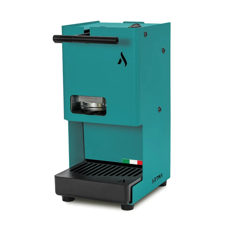 Macchina Caffe Cialde in Carta AROMA Ego Turchese