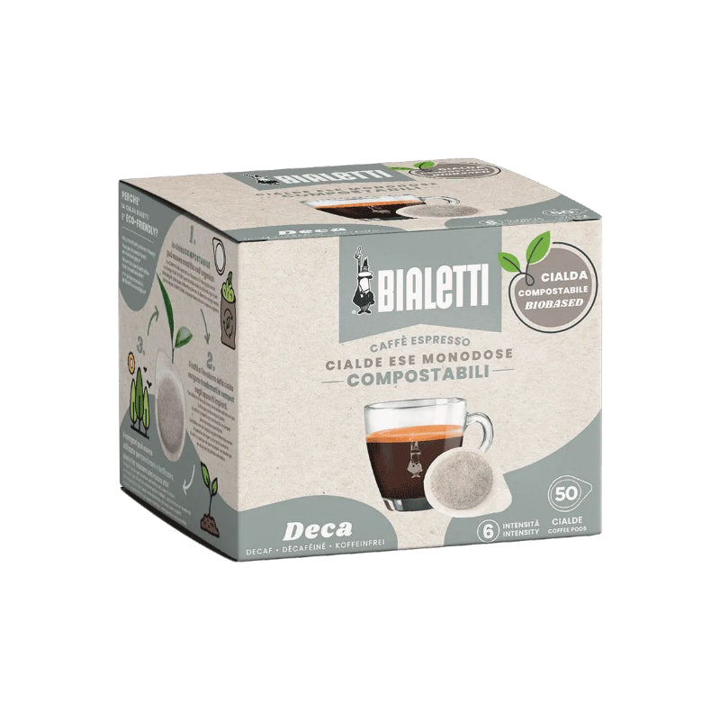 Cialde in Carta Bialetti Decaffeinato da 50 cialde