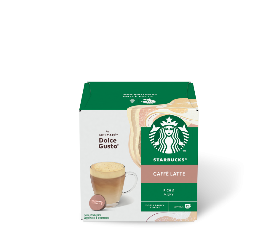 Capsule Caffe Dolce Gusto Starbucks Caffe Latte da 12 capsule