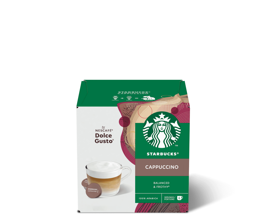 Capsule Caffe Dolce Gusto Starbucks Cappuccino da 12 capsule