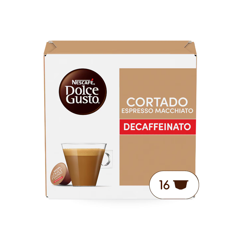 Capsule Nescafé Dolce Gusto Cortado Decaffeinato da 16 capsule