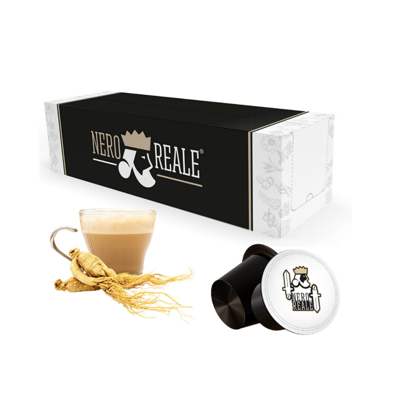 Capsule Nespresso Nero Reale Ginseng Amaro da 120 Capsule