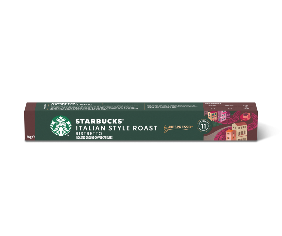 Capsule Caffè Nespresso Starbucks Italian Style Roast da 10 capsule