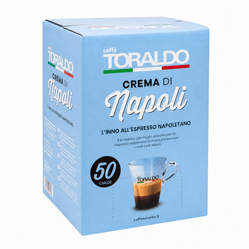 Cialde in Carta Toraldo Crema di Napoli da 50 cialde