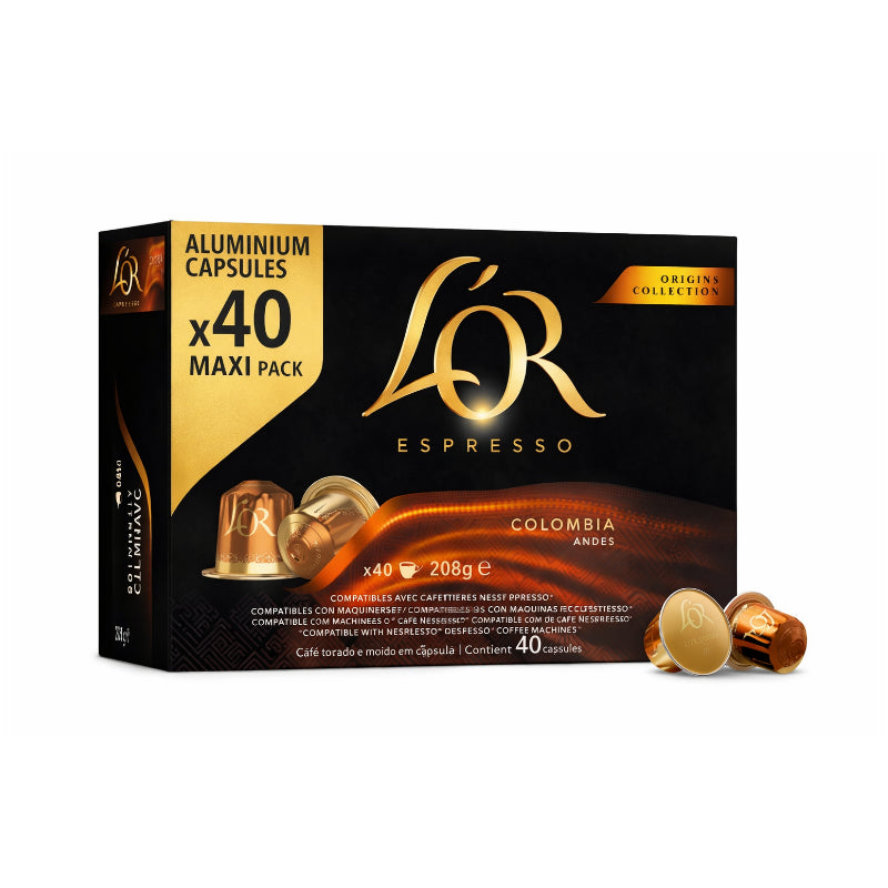 Capsule Nespresso L'or Colombia da 40 Capsule