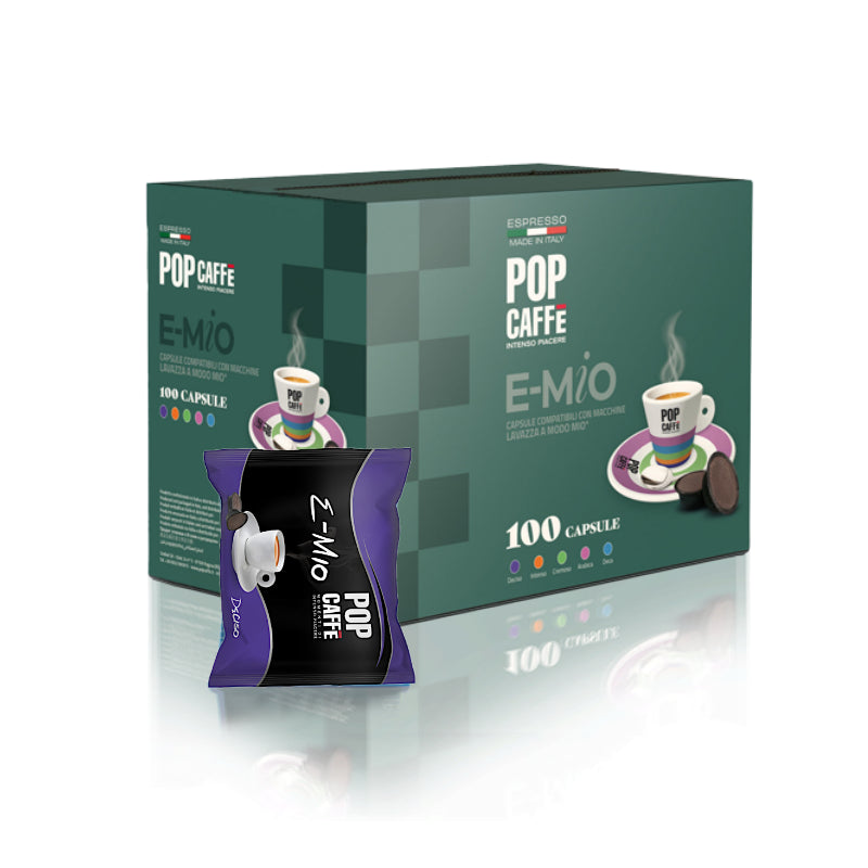 Capsule A Modo MIo Pop Caffe Deciso da 100 capsule