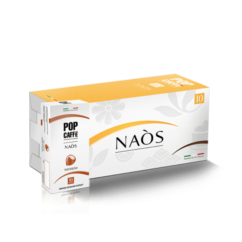 Capsule Nespresso Pop Caffe Naos Nocciolino da 100 capsule