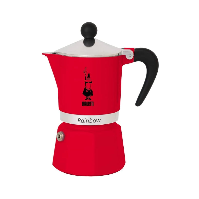 Moka Rainbow Rossa da 3 Tazze