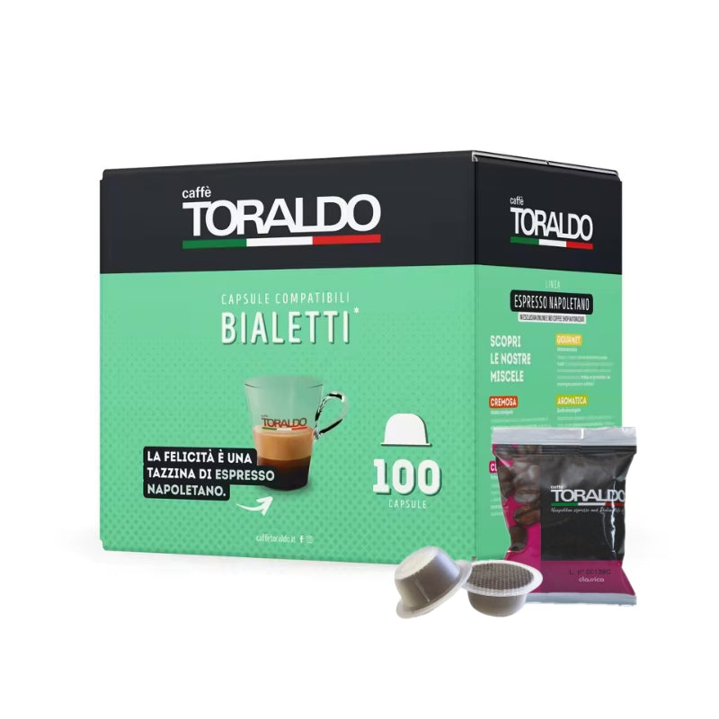 Capsule Bialetti Toraldo Classico da 100 capsule
