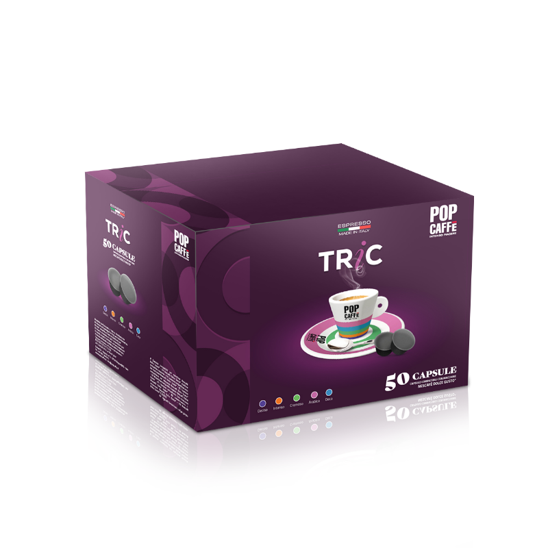 Capsule Dolce Gusto Pop Caffe Tric Arabica da 50 capsule