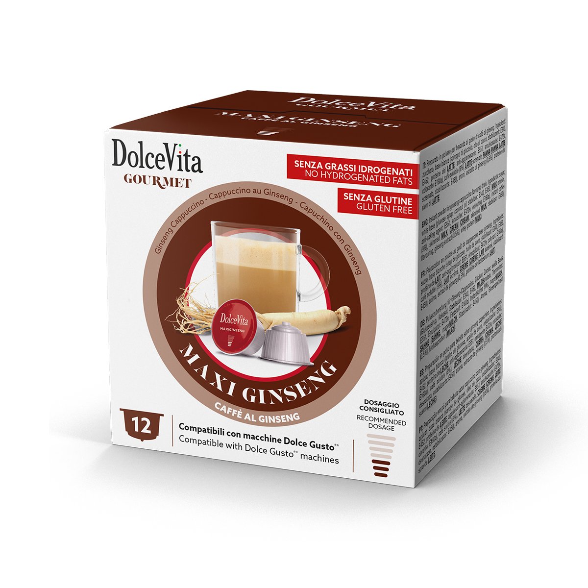 Capsule Dolce Gusto Dolce Vita Ginseng da 72 capsule