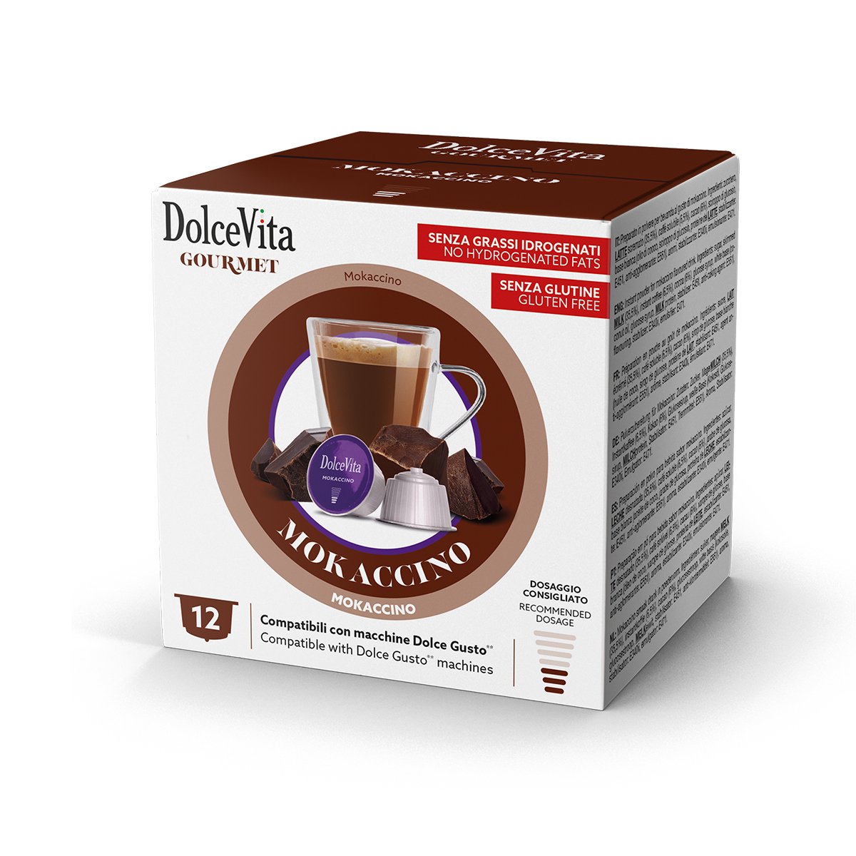 Capsule Dolce Gusto Dolce Vita Mokaccino da 72 capsule