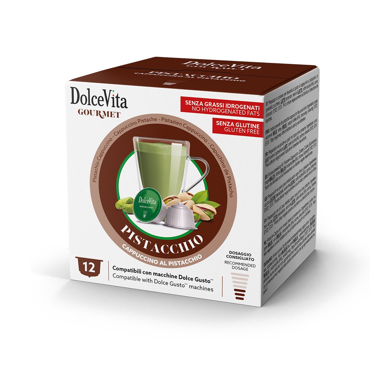 Capsule Dolce Gusto Dolce Vita Pistacchio da 72 capsule