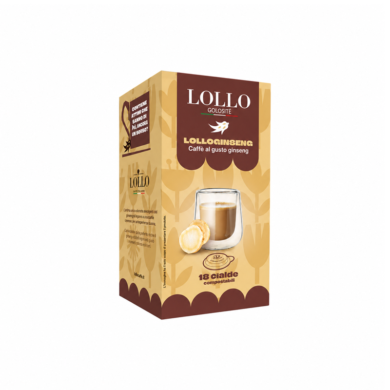 Cialde in Carta Lollo Ginseng da 18 cialde