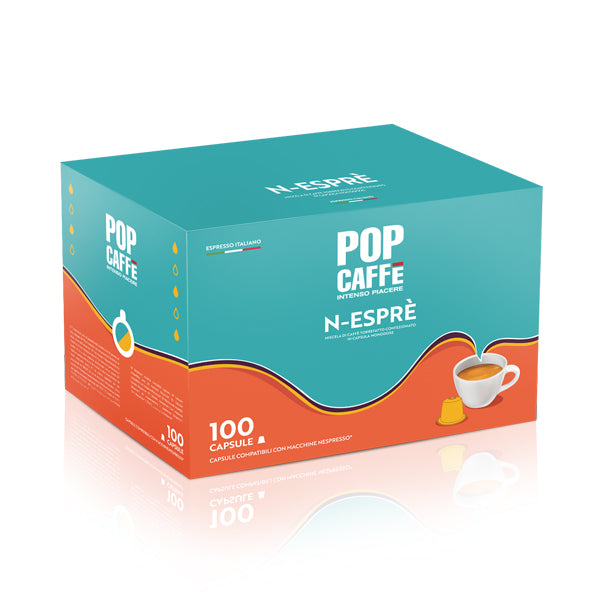 Capsule Nespresso Pop Caffe Nespre Deca da 100 capsule