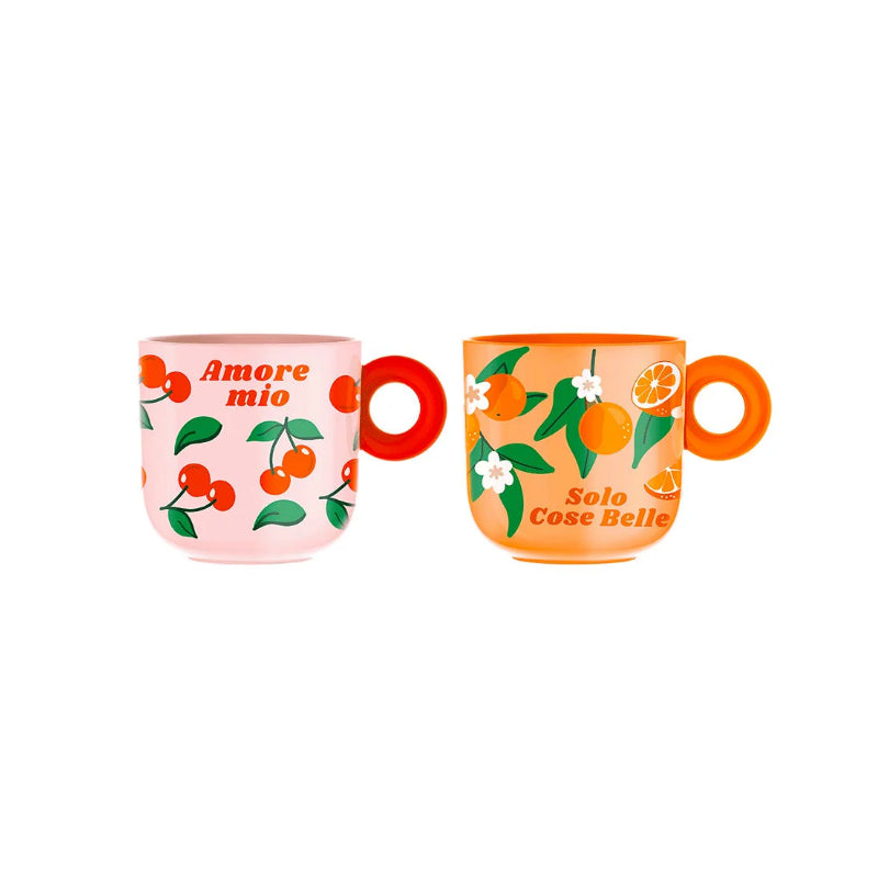 Set 2 tazze frutta