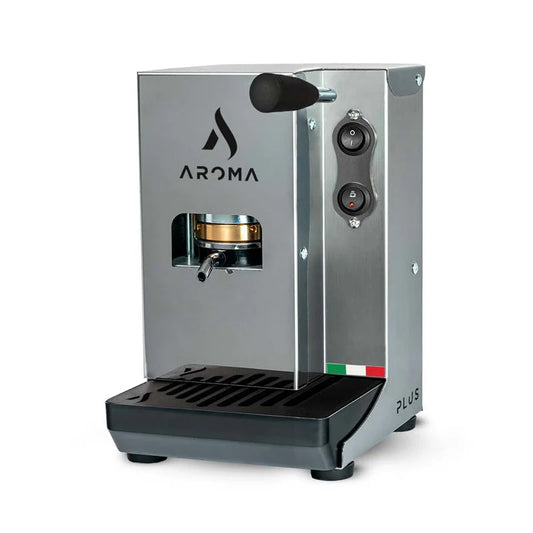 Macchina Caffe Cialde in Carta AROMA Plus+ Silver