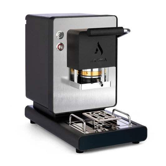Macchina Caffe Cialde in Carta AROMA Iconica Matt Nero - Naomi
