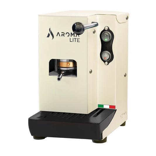 Macchina Caffe Cialde in Carta AROMA Plus Lite Crema e Nero