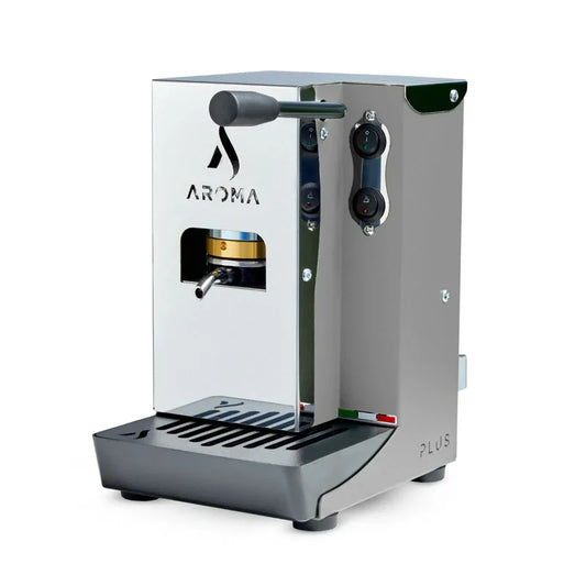 Macchina Caffe Cialde in Carta AROMA Plus+ Basic Grigio
