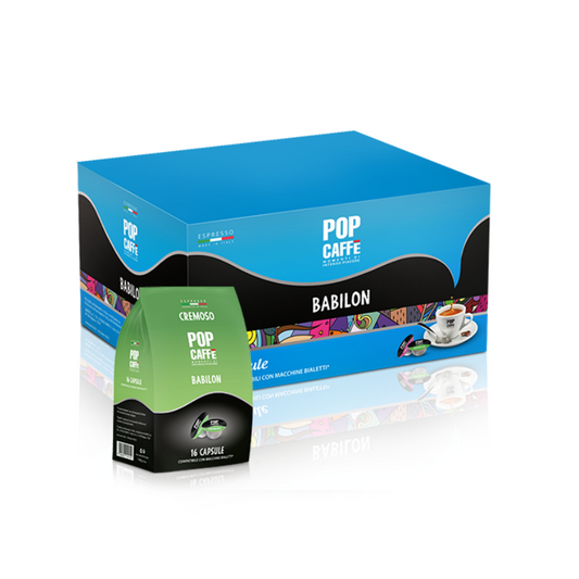Capsule Bialetti Pop Caffe Babilon Cremoso da 96 capsule 