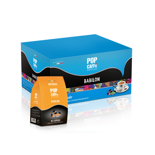 Capsule Bialetti Pop Caffe Babilon Intenso da 96 capsule 