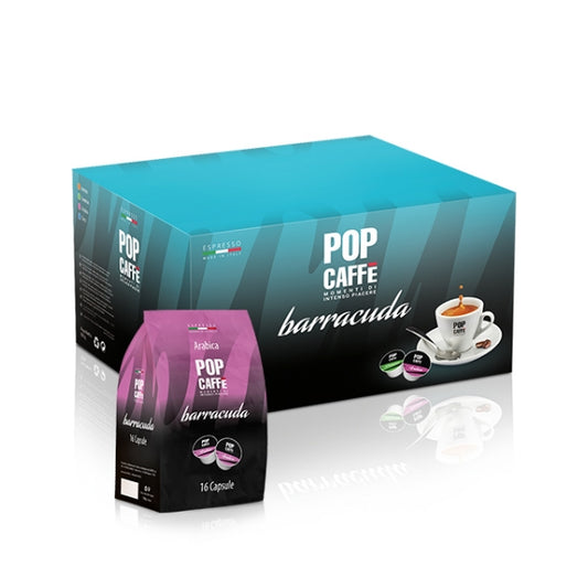 Capsule Barracuda Pop Caffe Arabica da 96 capsule 