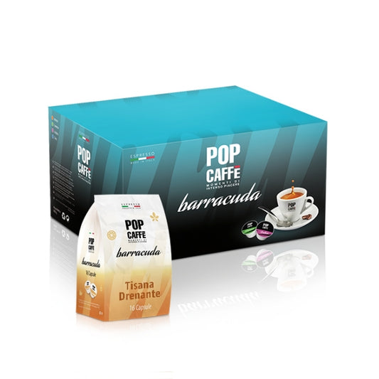 Capsule Barracuda Pop Caffe Tisana Drenante da 96 capsule 