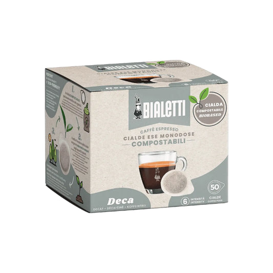 Cialde in Carta Bialetti Decaffeinato da 50 cialde