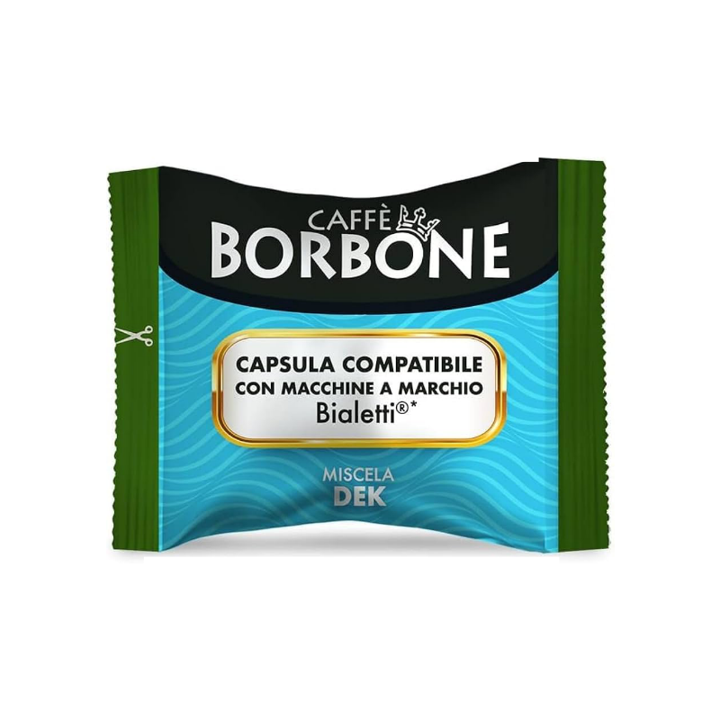 Capsule Bialetti Borbone Dek da 100 capsule