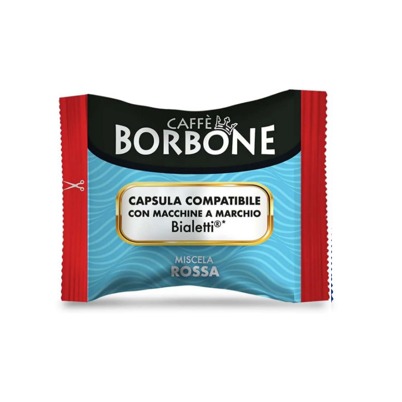 Capsule Bialetti Borbone Rossa da 100 capsule 