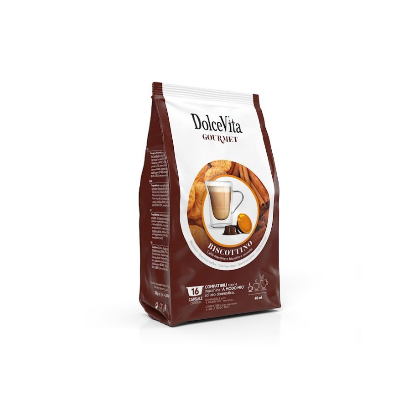 Capsule A Modo Mio Dolce Vita Biscottino da 160 capsule