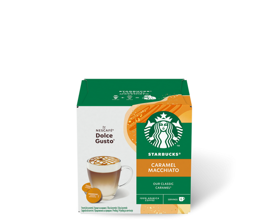 Capsule Caffe Dolce Gusto Starbucks Caramel Macchiato da 12 capsule