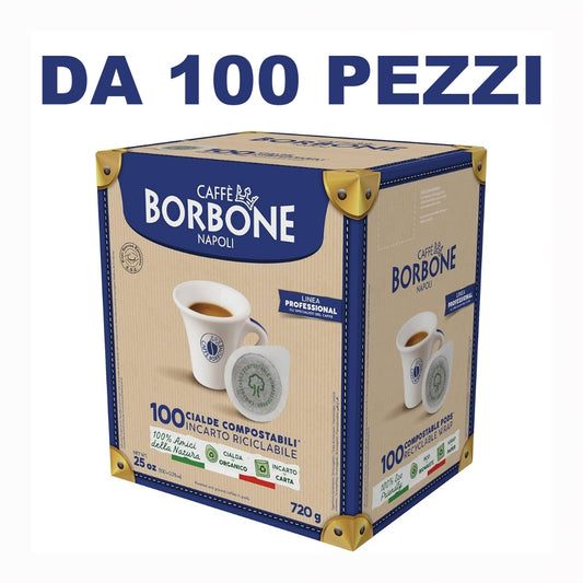 Cialde in Carta Borbone Nera da 100 cialde