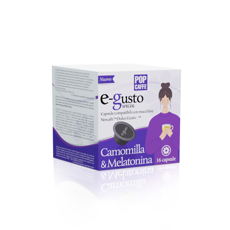 Capsule Dolce Gusto Pop Caffe Camomilla e Melatonina da 64 capsule