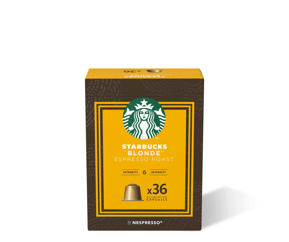 Capsule Caffè Nespresso Starbucks Blonde Espresso Roast da 36 capsule