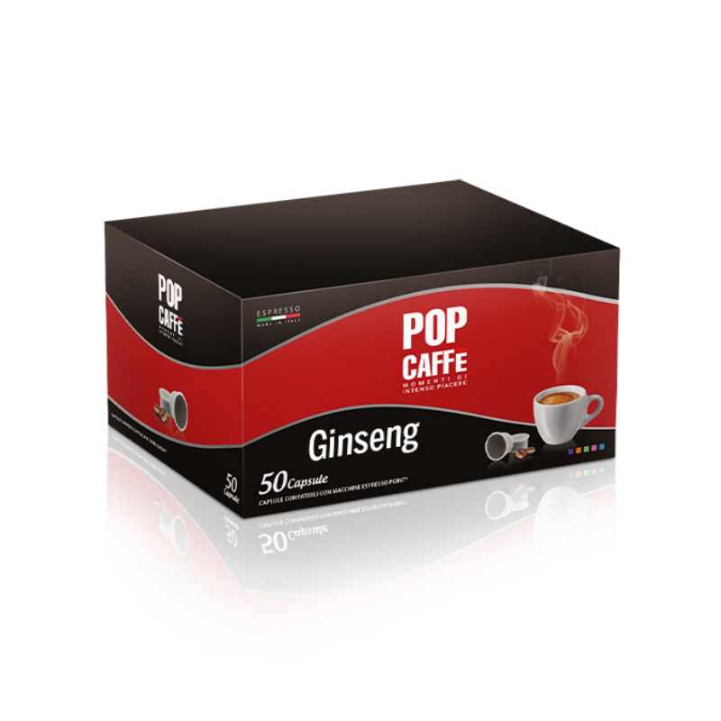 Capsule Espresso Point Pop Caffe Ginseng da 50 capsule