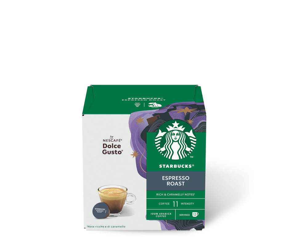 Capsule Caffe Dolce Gusto Starbucks Espresso Roast da 12 capsule