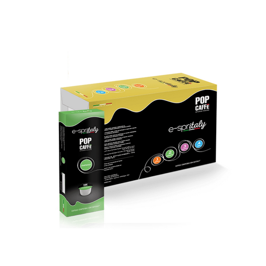 Capsule E-Spritaly Caffitaly Pop Caffe Cremoso da 100 capsule