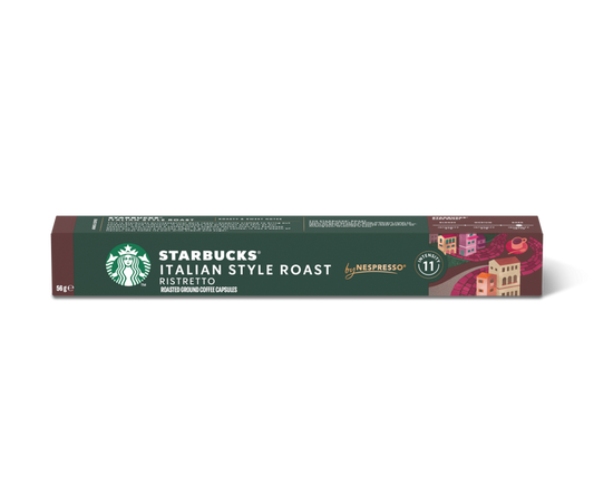 Capsule Caffè Nespresso Starbucks Italian Style Roast da 10 capsule