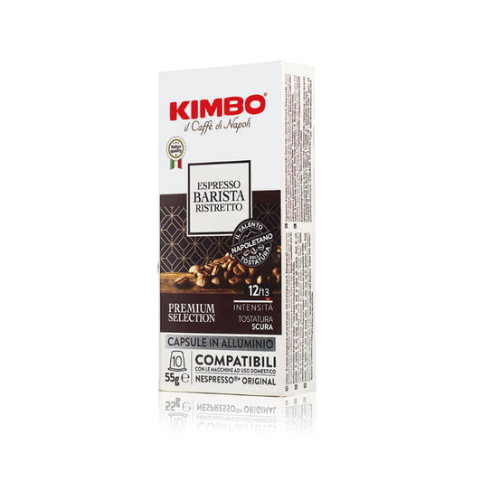 Capsule Nespresso Alluminio Kimbo Barista Espresso Ristretto da 100 capsule