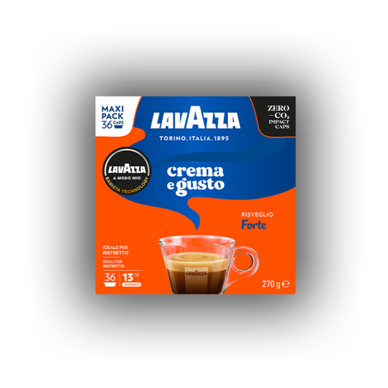 Capsule Lavazza Modo Mio Crema e Gusto Forte da 36 capsule