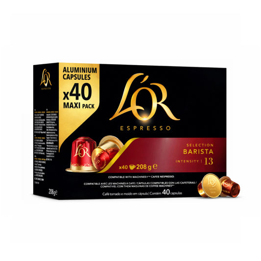 Capsule Nespresso L'or Barista da 40 Capsule