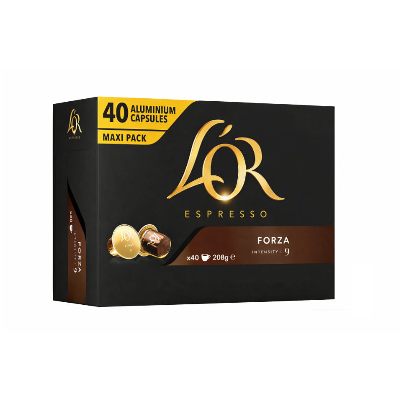 Capsule Nespresso L'or Forza da 40 Capsule
