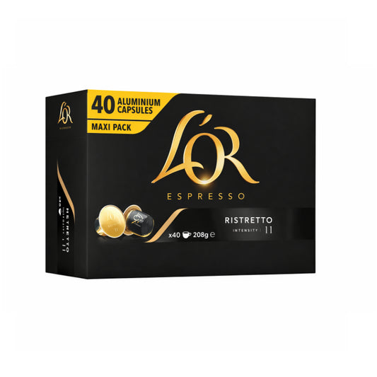 Capsule Nespresso L'or Ristretto da 40 Capsule