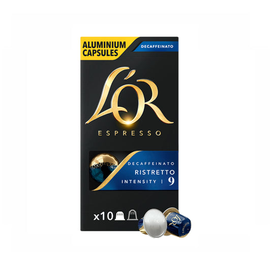 Capsule Nespresso L'or Decaffeinato da 10 Capsule