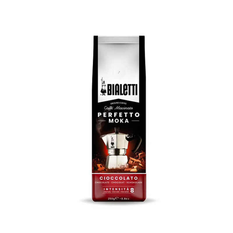 1 Busta Caffe Macinato Bialetti Perfetto Cioccolato in buste da 250 grammi