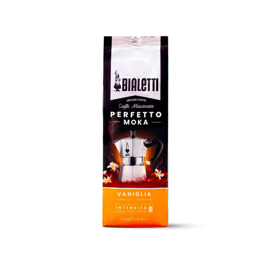 1 Busta Caffe Macinato Bialetti Perfetto Vaniglia in buste da 250 grammi